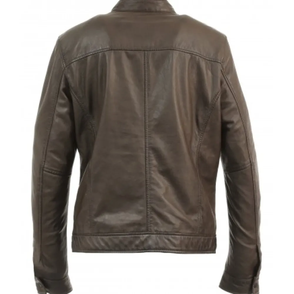 Agent Marron - Blouson Cuir Veritable^OAKWOOD Cheap