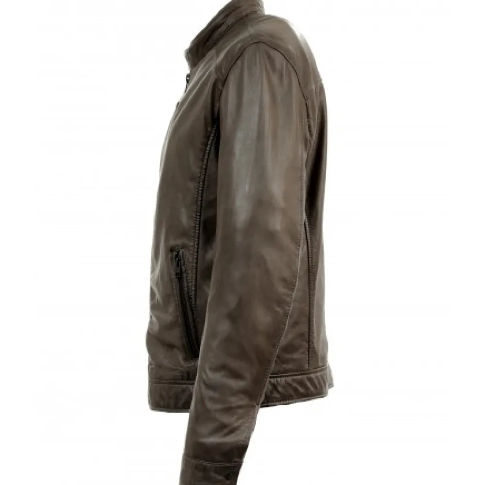 Agent Marron - Blouson Cuir Veritable^OAKWOOD Cheap