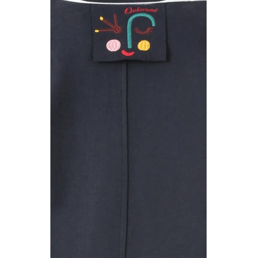 Atlanta Bleu Marine - Veste Courte En Laine Melangee^OAKWOOD Best Sale