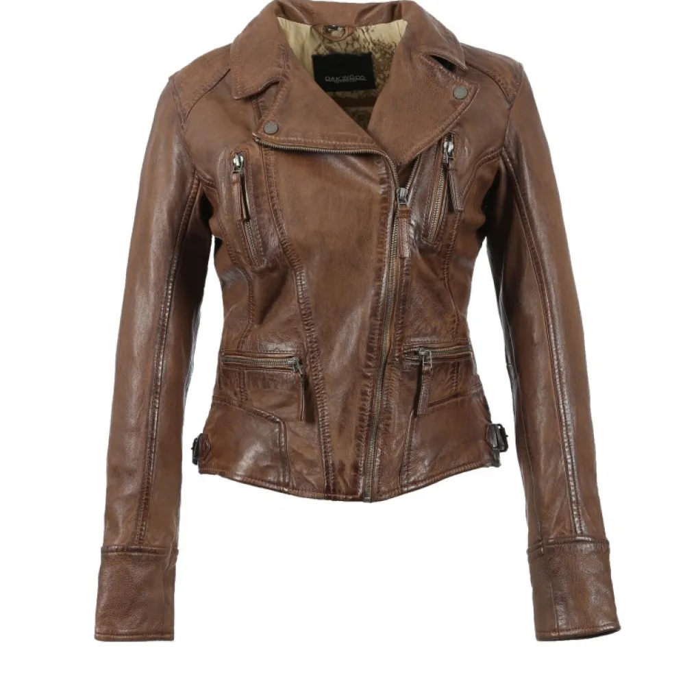 Camera Cognac - Blouson En Cuir Veritable^OAKWOOD Fashion
