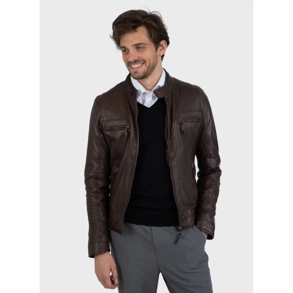 Casey Marron - Blouson En Cuir Veritable^OAKWOOD Flash Sale