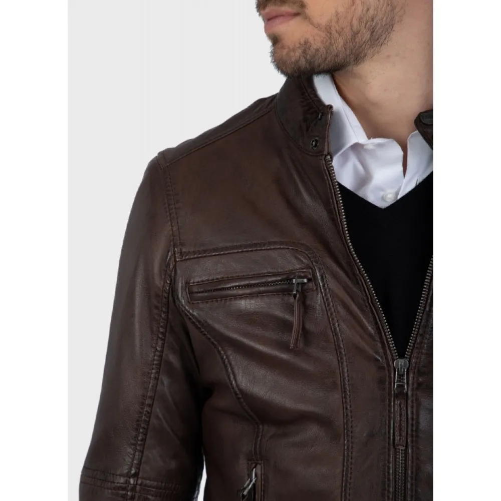 Casey Marron - Blouson En Cuir Veritable^OAKWOOD Flash Sale