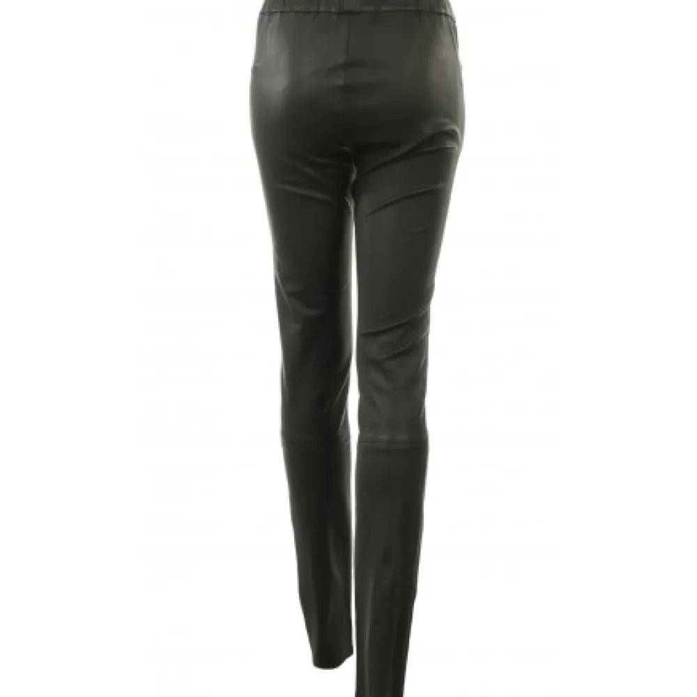 Celeste Noir - Pantalon Stretch En Cuir Veritable^OAKWOOD Discount