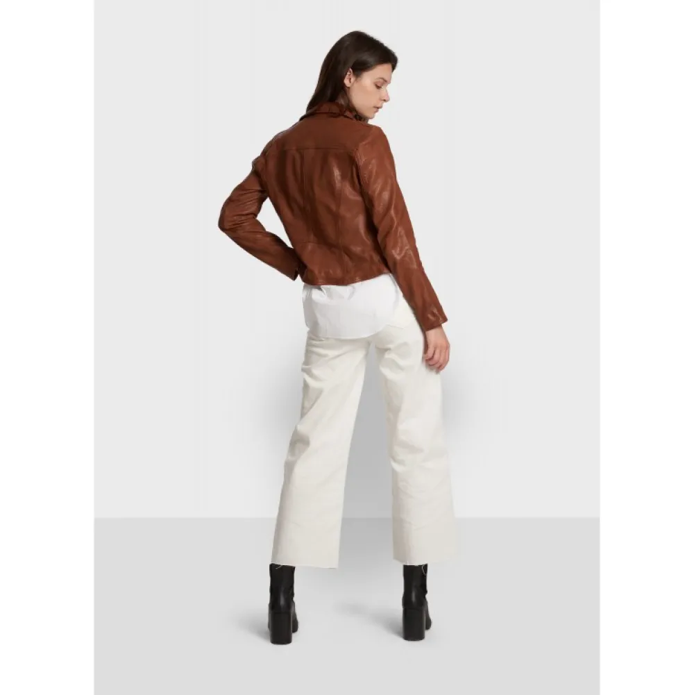 Clips Whisky - Blouson Asymetrique Epure En Cuir Veritable^OAKWOOD Best