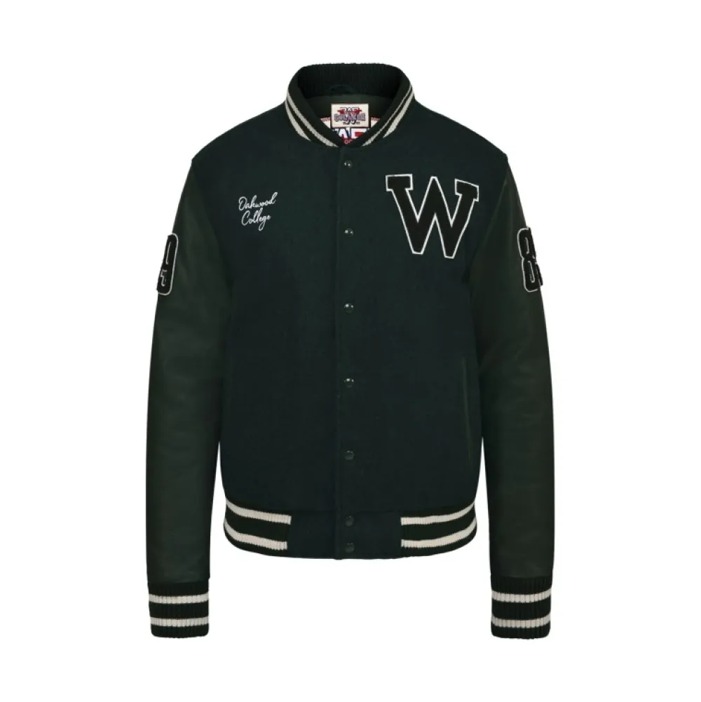 College Noir - Blouson En Cuir Veritable^OAKWOOD Flash Sale