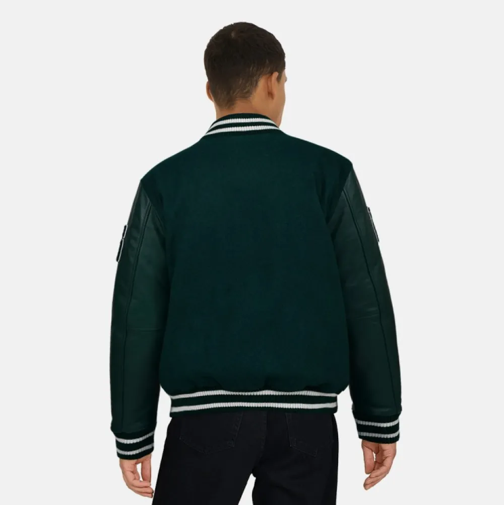 College Noir - Blouson En Cuir Veritable^OAKWOOD Flash Sale