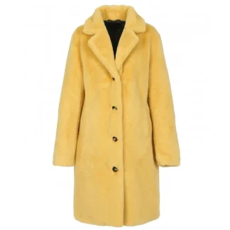 Cyber Jaune - Manteau Long En Fausse Fourrure^OAKWOOD Best