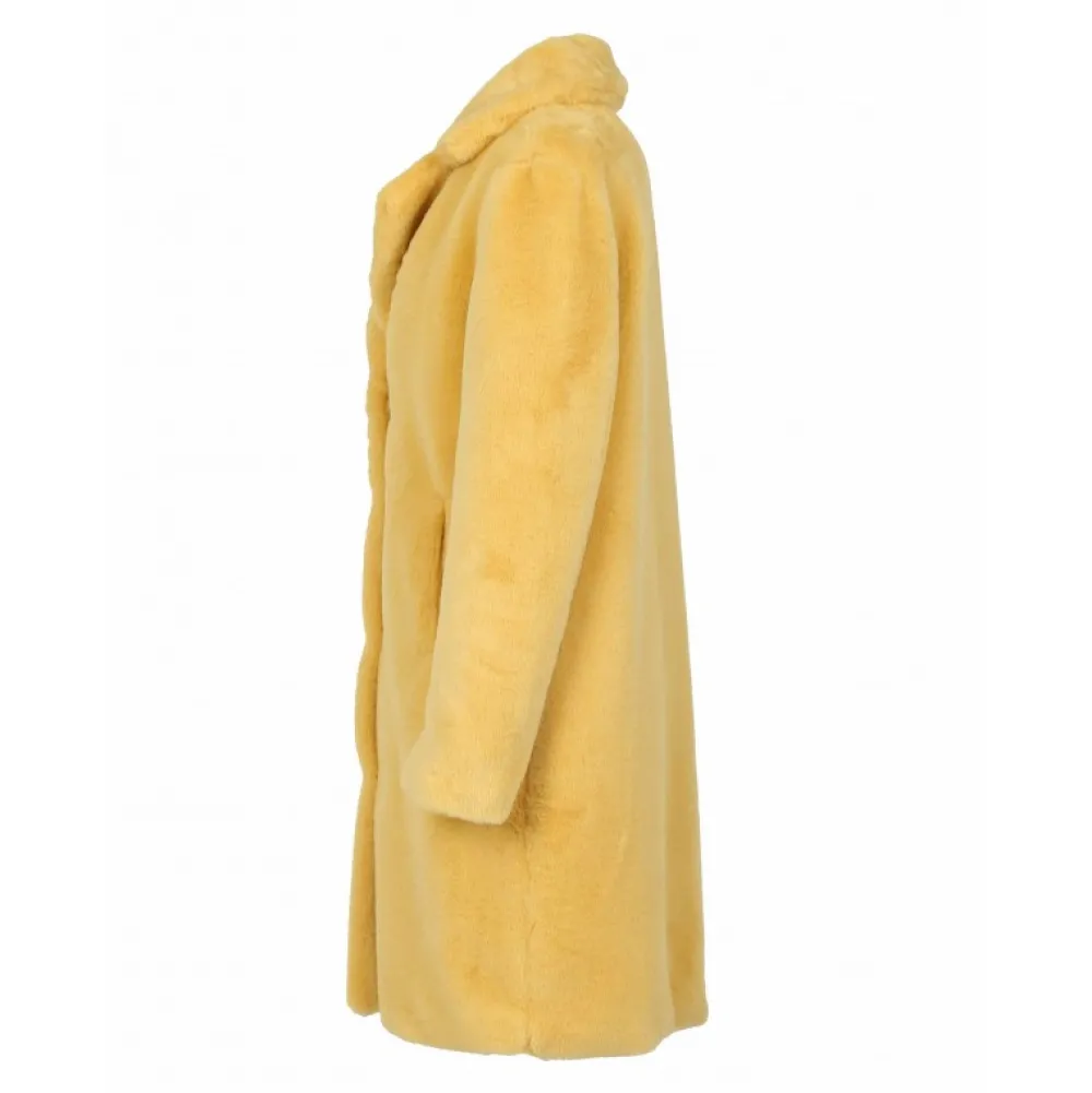 Cyber Jaune - Manteau Long En Fausse Fourrure^OAKWOOD Best