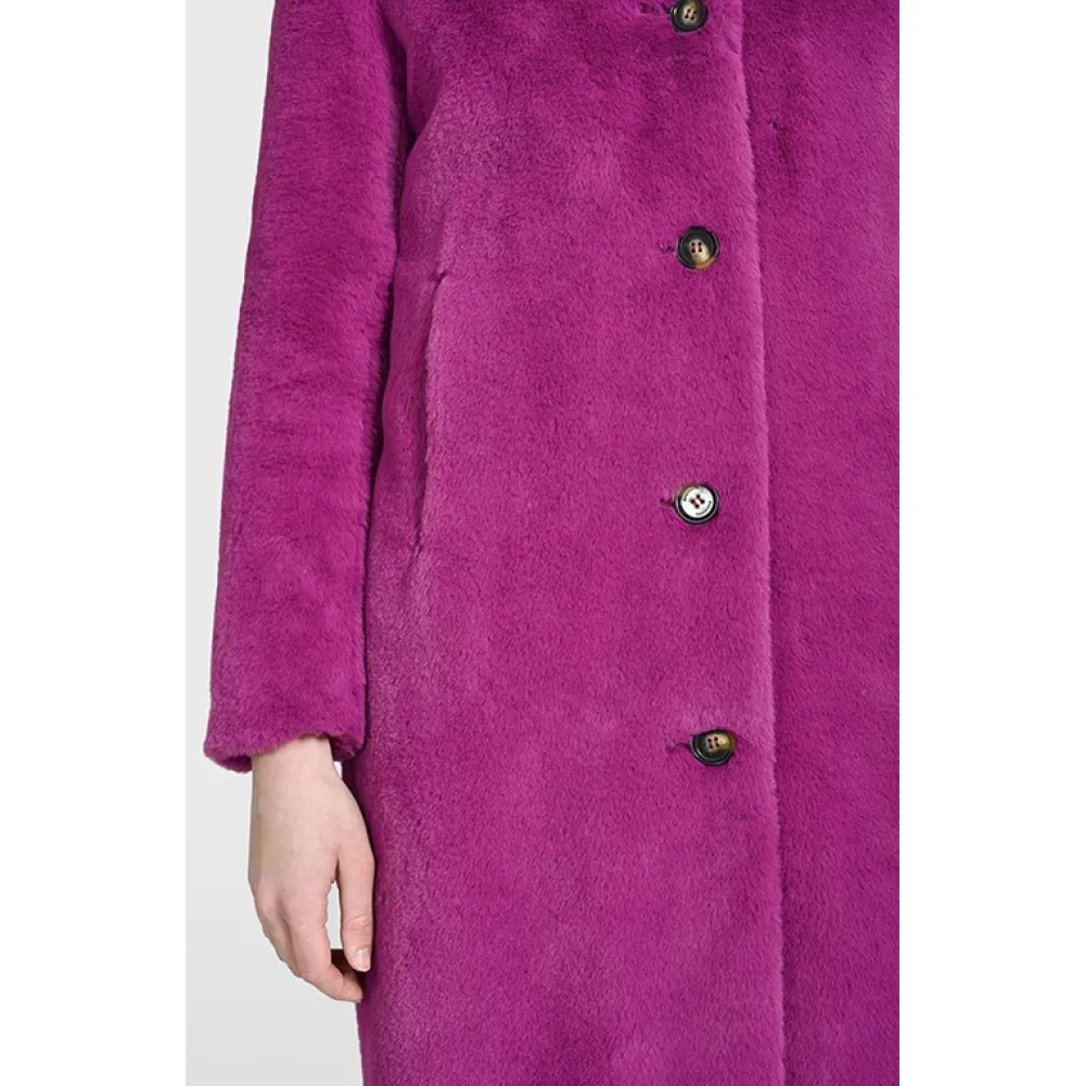 Cyber Mauve - Manteau Long En Fausse Fourrure^OAKWOOD Cheap