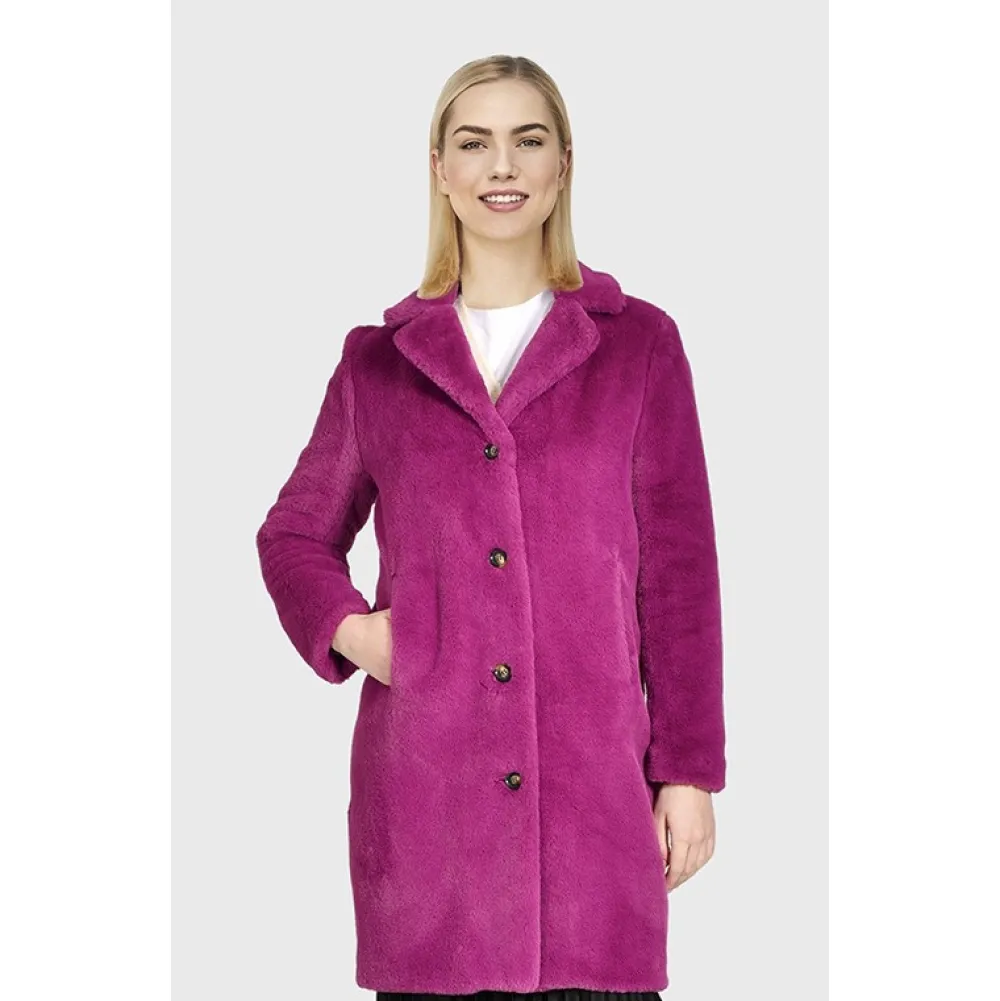 Cyber Mauve - Manteau Long En Fausse Fourrure^OAKWOOD Cheap