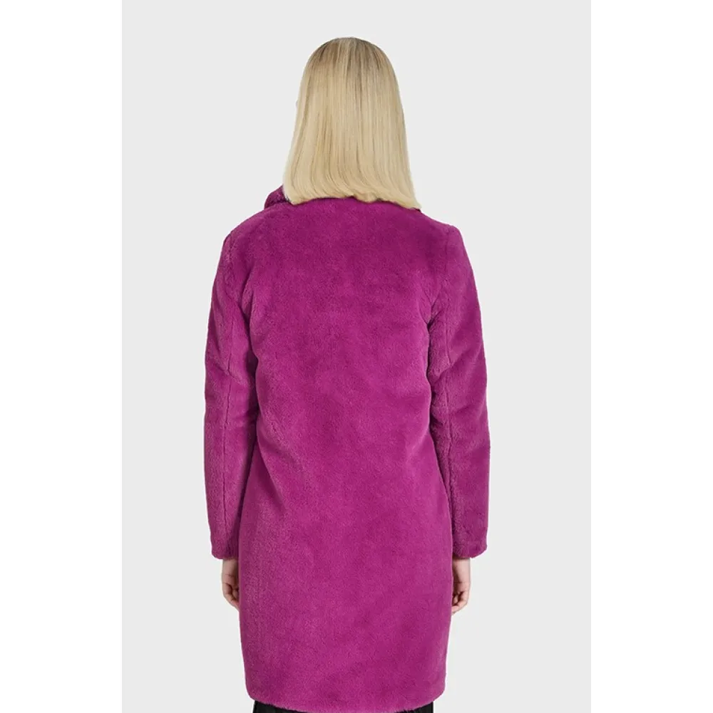 Cyber Mauve - Manteau Long En Fausse Fourrure^OAKWOOD Cheap