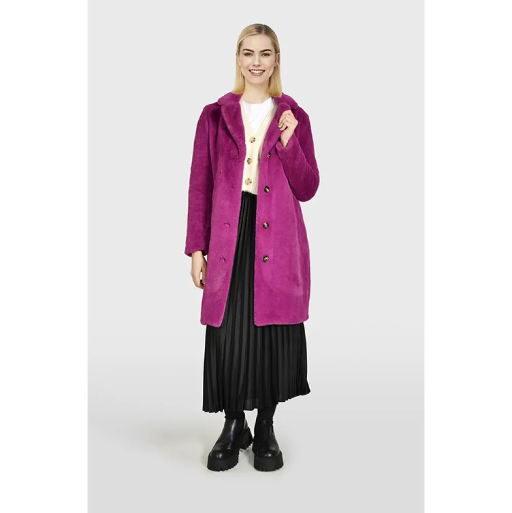 Cyber Mauve - Manteau Long En Fausse Fourrure^OAKWOOD Cheap