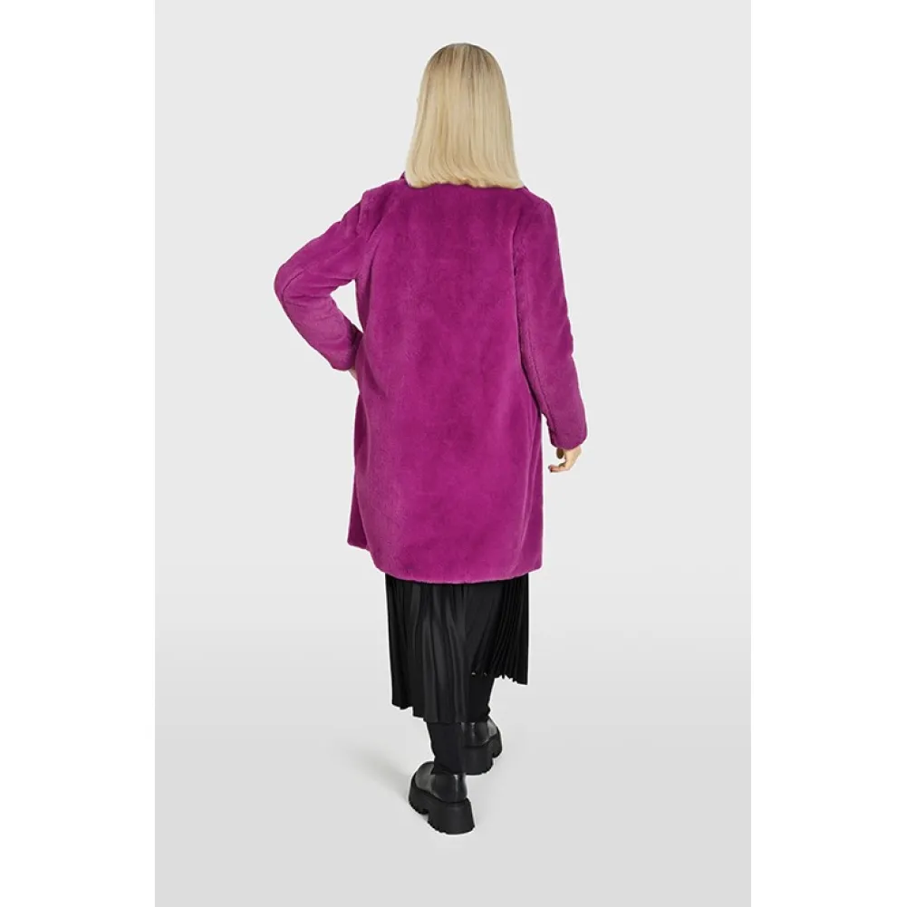 Cyber Mauve - Manteau Long En Fausse Fourrure^OAKWOOD Cheap