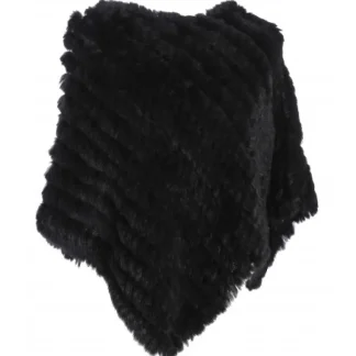 Davos Noir - Poncho En Fourrure Veritable^OAKWOOD Hot