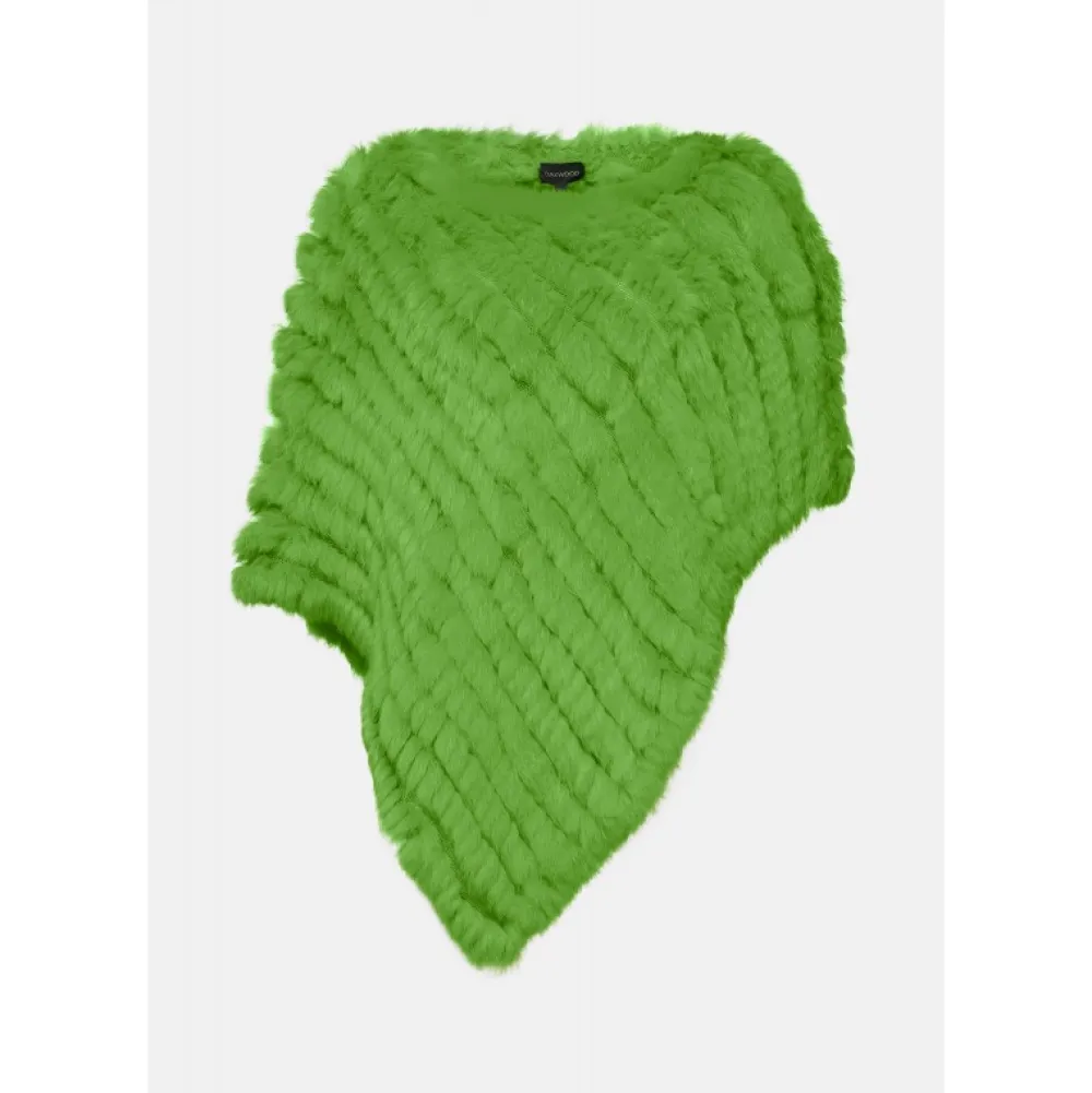 Davos Pomme - Poncho En Fourrure Veritable^OAKWOOD Outlet