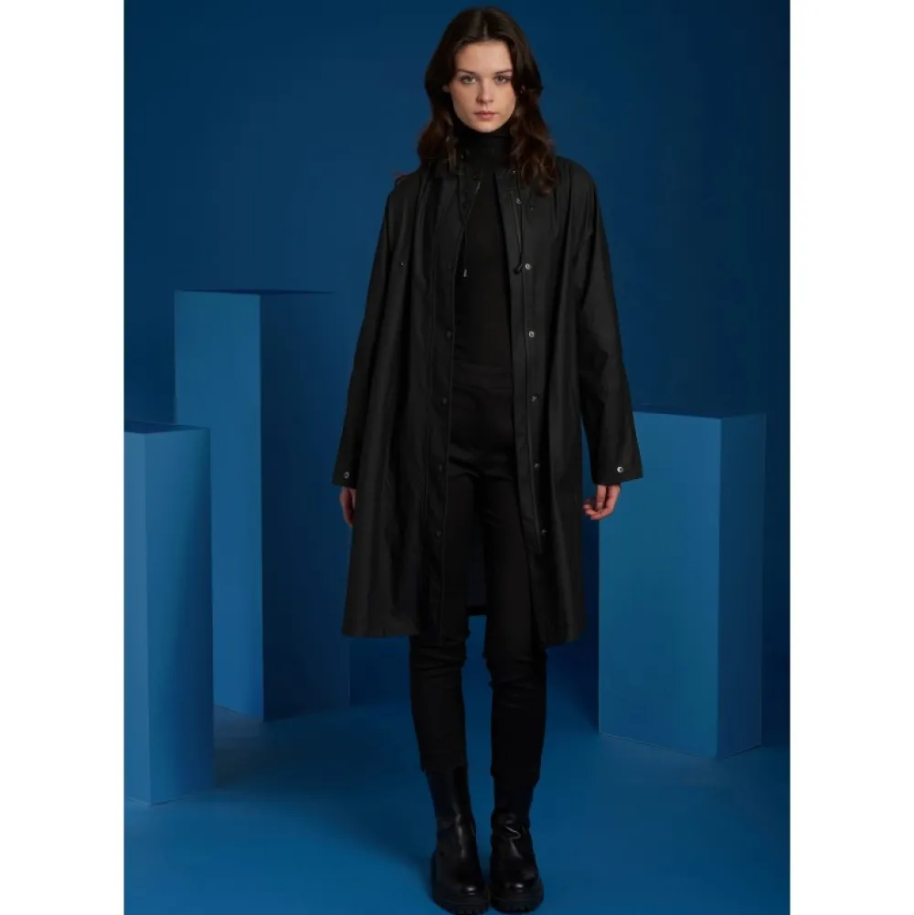 Deluge Noir - Manteau Imperméable En Polyester^OAKWOOD New
