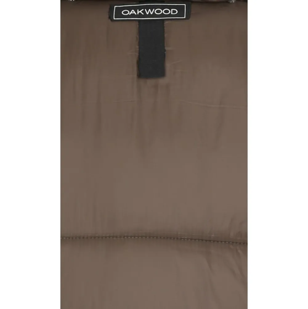 Fancy Kaki Fonce - Doudoune Mi-Longue En Cuir Veritable Avec Capuches Amovibles^OAKWOOD Online