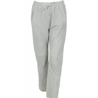 Gift Amande - Pantalon Jogpant Cuir Veritable Chevre Velours^OAKWOOD Clearance