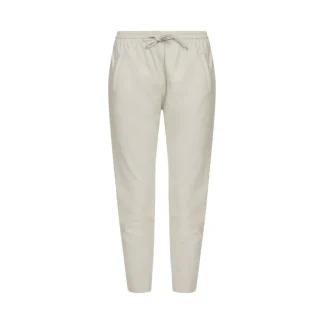Gift Blanc - Pantalon Jogpant Cuir Veritable^OAKWOOD Flash Sale
