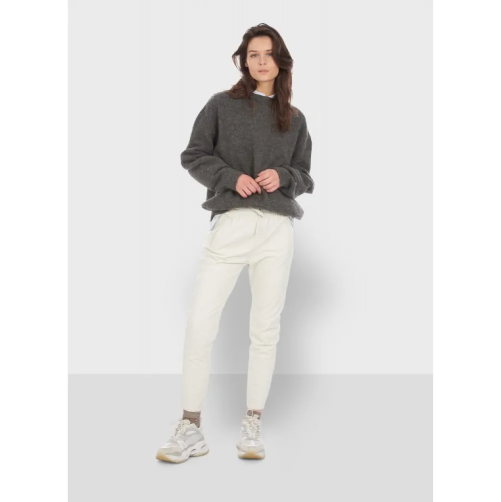 Gift Blanc - Pantalon Jogpant Cuir Veritable^OAKWOOD Flash Sale