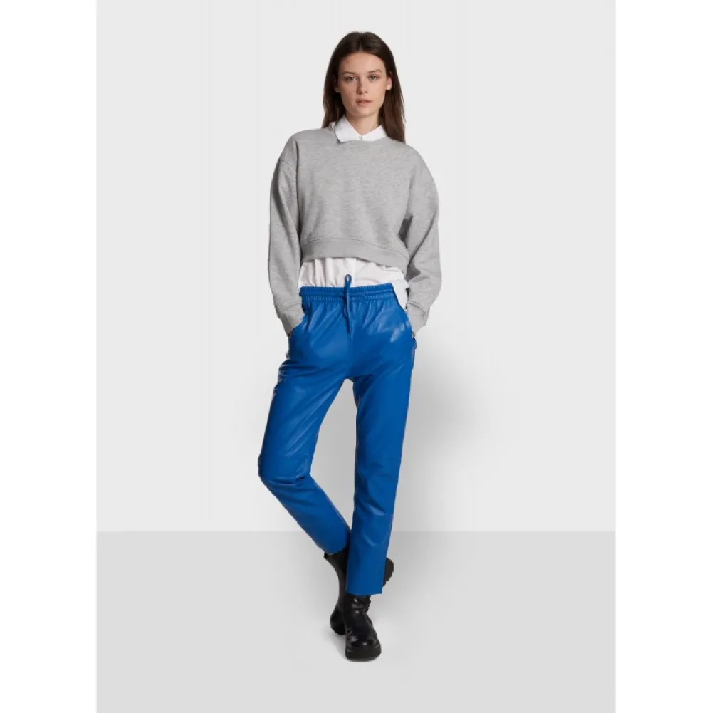 Gift Bleu - Pantalon Jogpant Cuir Veritable^OAKWOOD Best