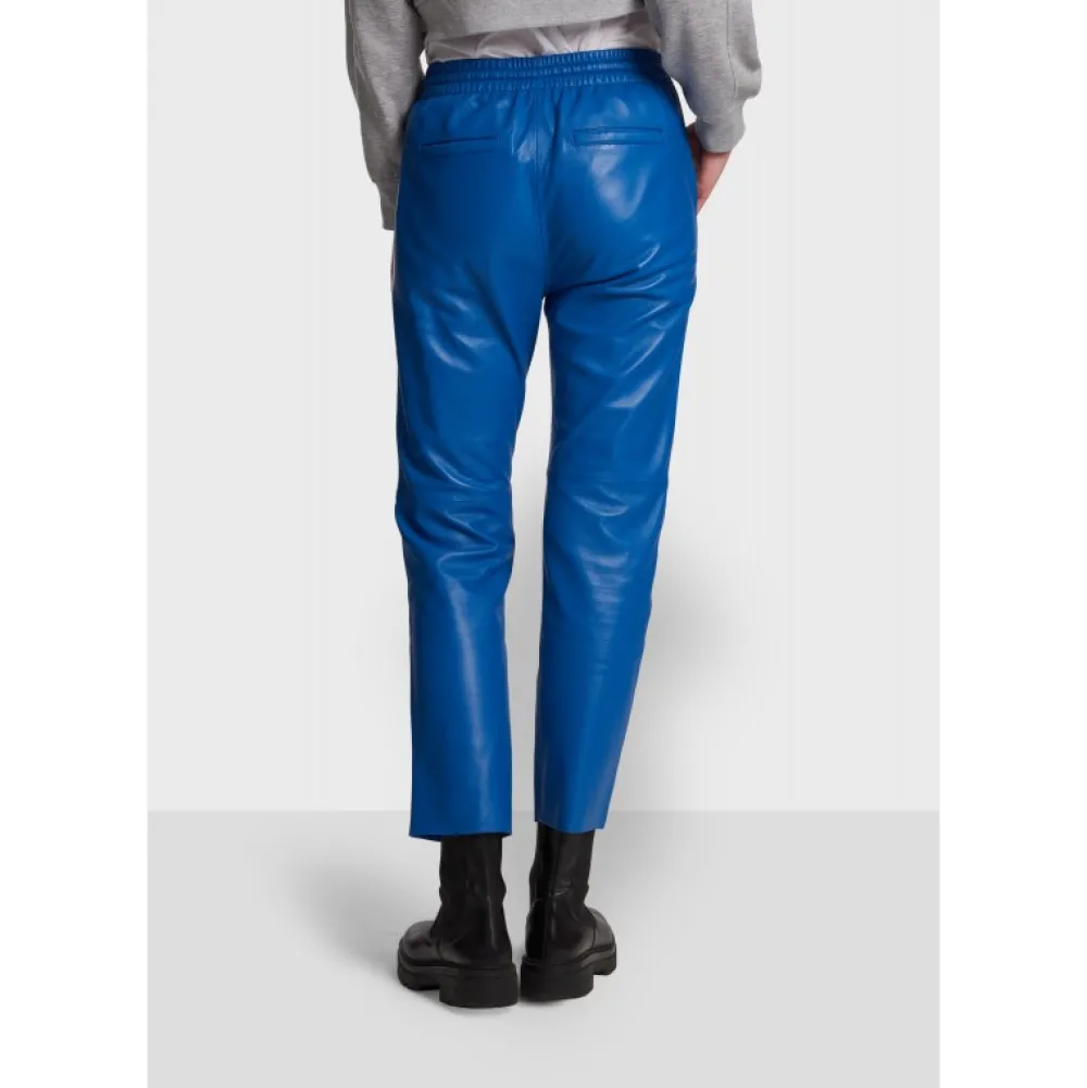 Gift Bleu - Pantalon Jogpant Cuir Veritable^OAKWOOD Best
