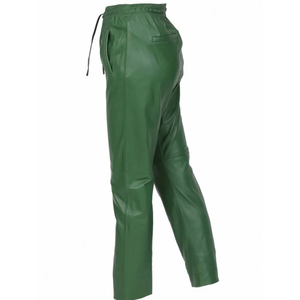 Gift Emeraude - Pantalon Jogpant Cuir Veritable^OAKWOOD Sale
