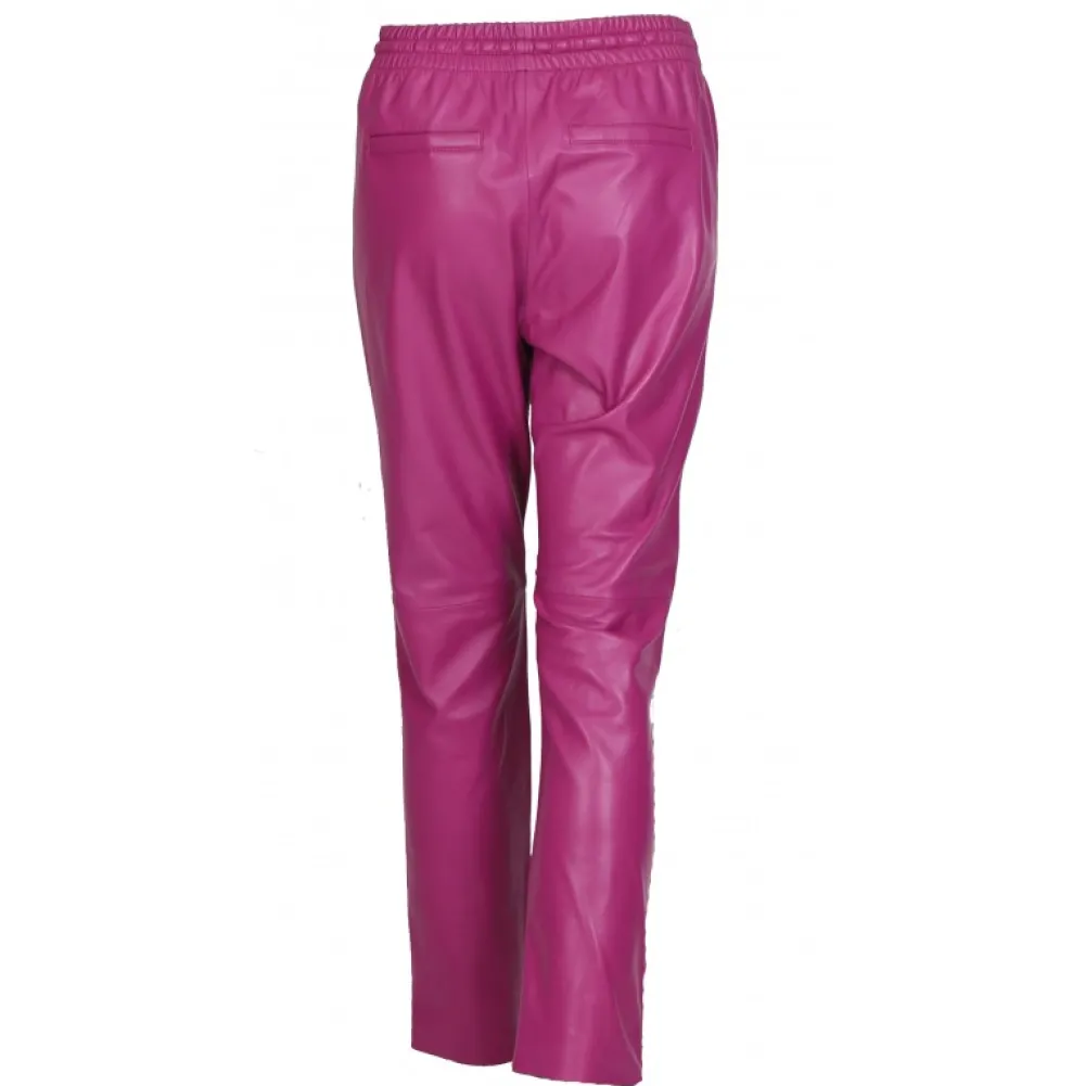 Gift Mauve - Pantalon Jogpant Cuir Veritable^OAKWOOD Store