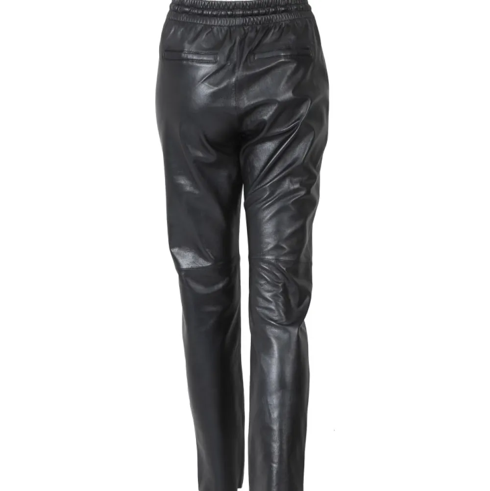 Gift Metal Noir - Pantalon Jogpant Cuir Veritable^OAKWOOD Best Sale