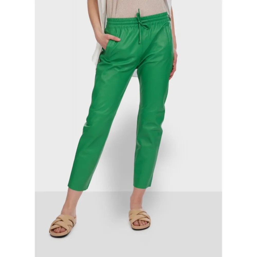 Gift Vert - Pantalon Jogpant Cuir Veritable^OAKWOOD Shop