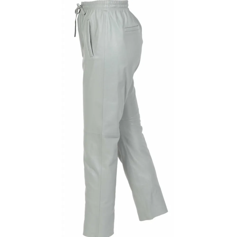 Gift Vert Pale - Pantalon Jogpant Cuir Veritable^OAKWOOD Online
