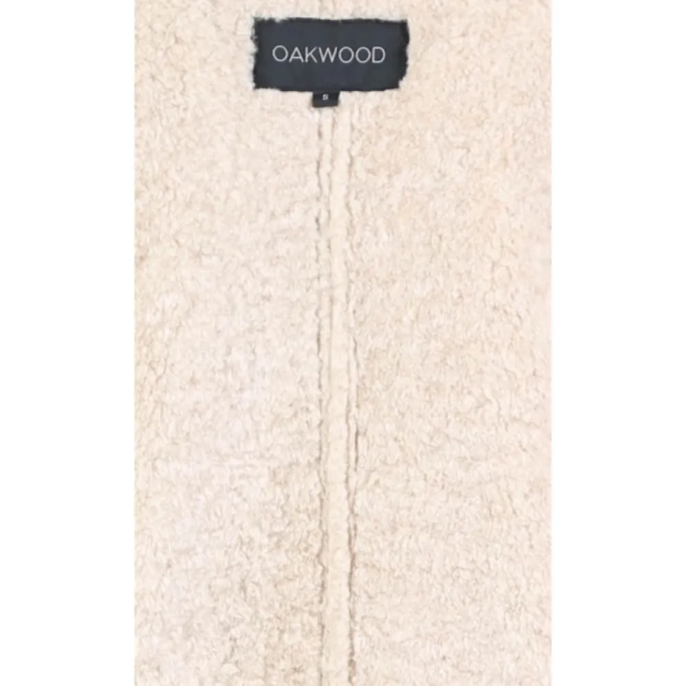 Gloria Platine - Bombardier Court A Capuche En Tissu Effet Mouton Retourne^OAKWOOD Outlet