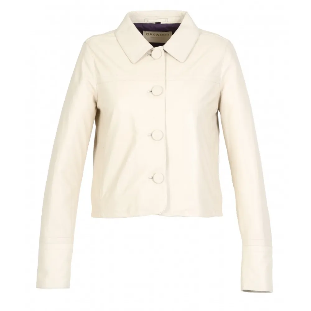 Grace Coquille - Veste Courte En Cuir Veritable^OAKWOOD Cheap