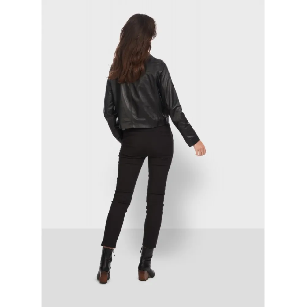 Grace Noir - Veste Courte En Cuir Veritable^OAKWOOD Discount