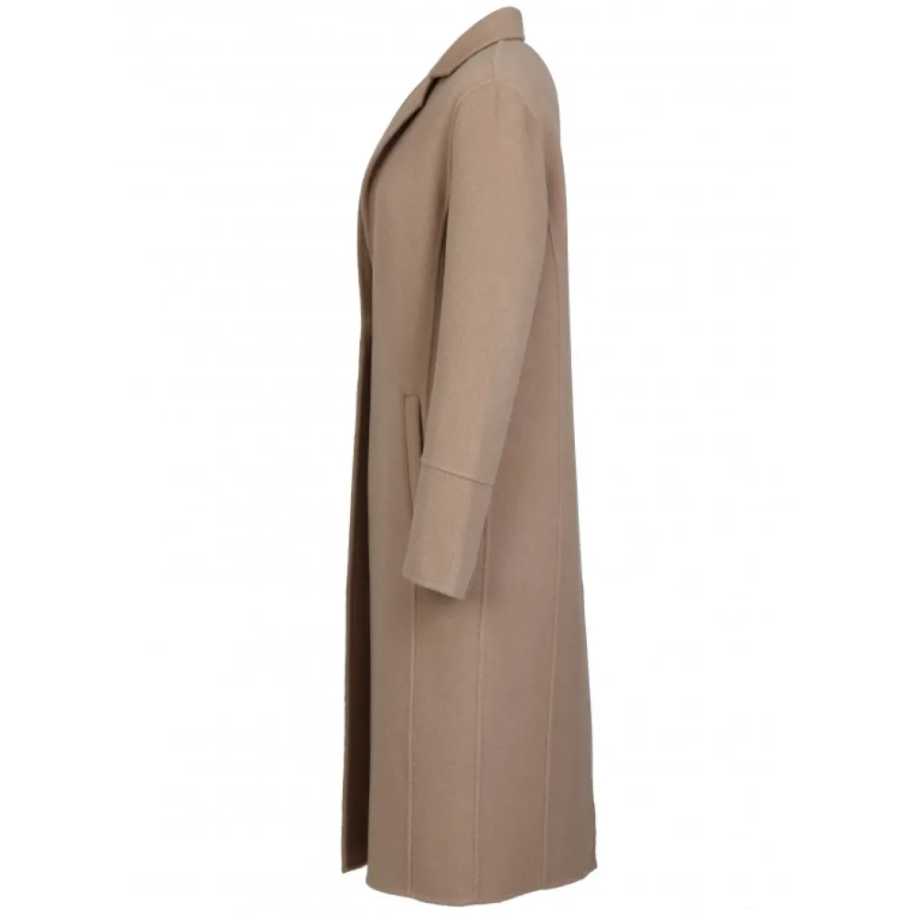 Helsinki Taupe - Manteau En Laine Melangee^OAKWOOD Online