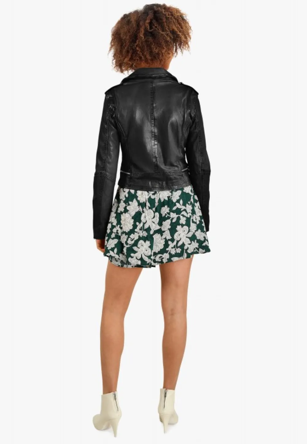 Kyoto Noir - Blouson En Cuir Veritable Effet Lave^OAKWOOD Sale