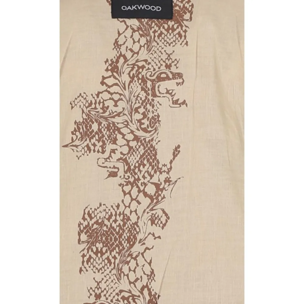 Kyoto Tan - Blouson En Cuir Veritable Effet Lave^OAKWOOD Fashion