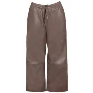 Loft Smoke - Pantalon Court En Cuir Veritable De Mouton^OAKWOOD Best Sale