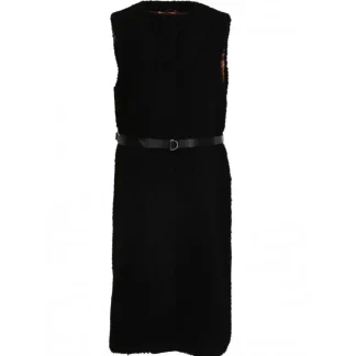 Matcha Noir - Manteau Sans Manche En Fausse Fourrure Bouclee^OAKWOOD Clearance