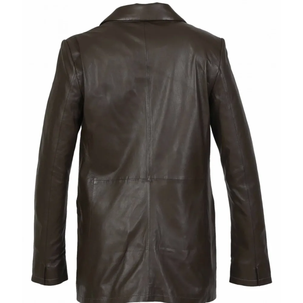 Meg Marron- Blazer En Cuir Veritable De Mouton^OAKWOOD Cheap
