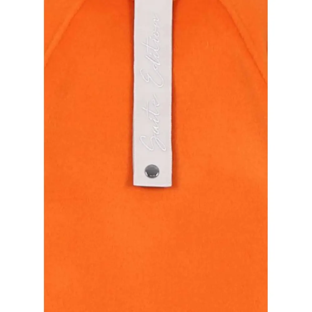 Melisse Orange - Manteau Court Oversize En Laine Melangee^OAKWOOD Cheap