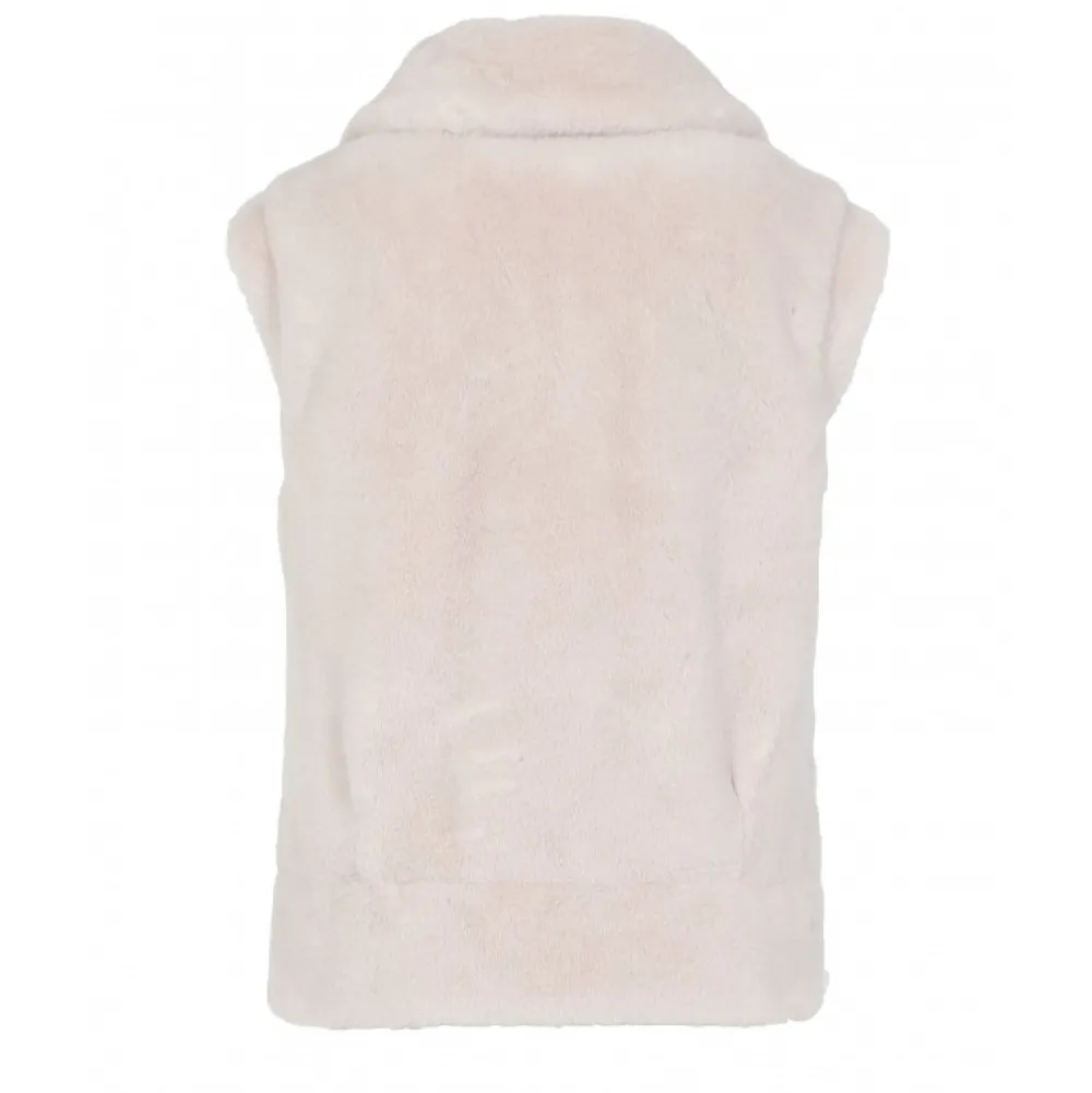 Sigma Ivoire - Gilet Sans Manche En Fausse Fourrure^OAKWOOD Fashion