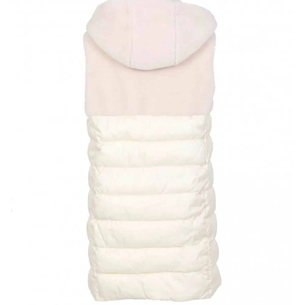 Soprano Beige Clair - Gilet Sans Manche En Fausse Fourrure 100% Laine / Nylon Matelasse^OAKWOOD Cheap