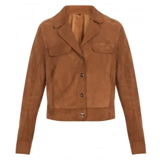Taste Tobacco - Veste Courte En Cuir Veritable De Chevre Velours^OAKWOOD Cheap