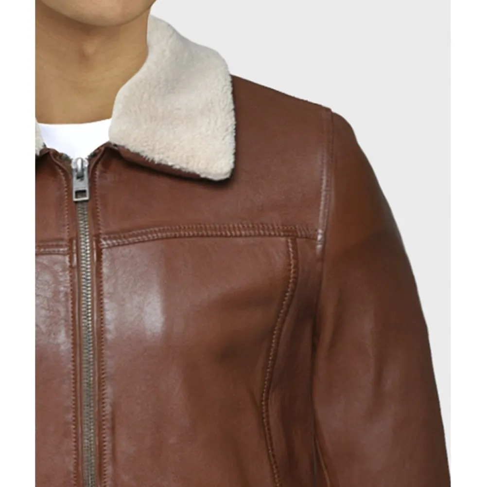 Trader Porto - Blouson Inspiration Bombardier En Cuir Veritable^OAKWOOD Best Sale