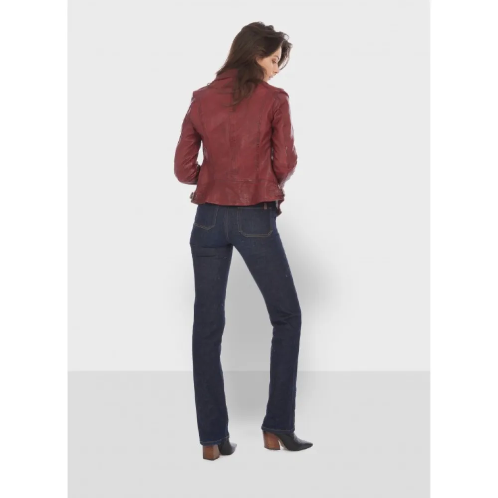 Video Feu - Blouson En Cuir Veritable Effet Lave^OAKWOOD Cheap