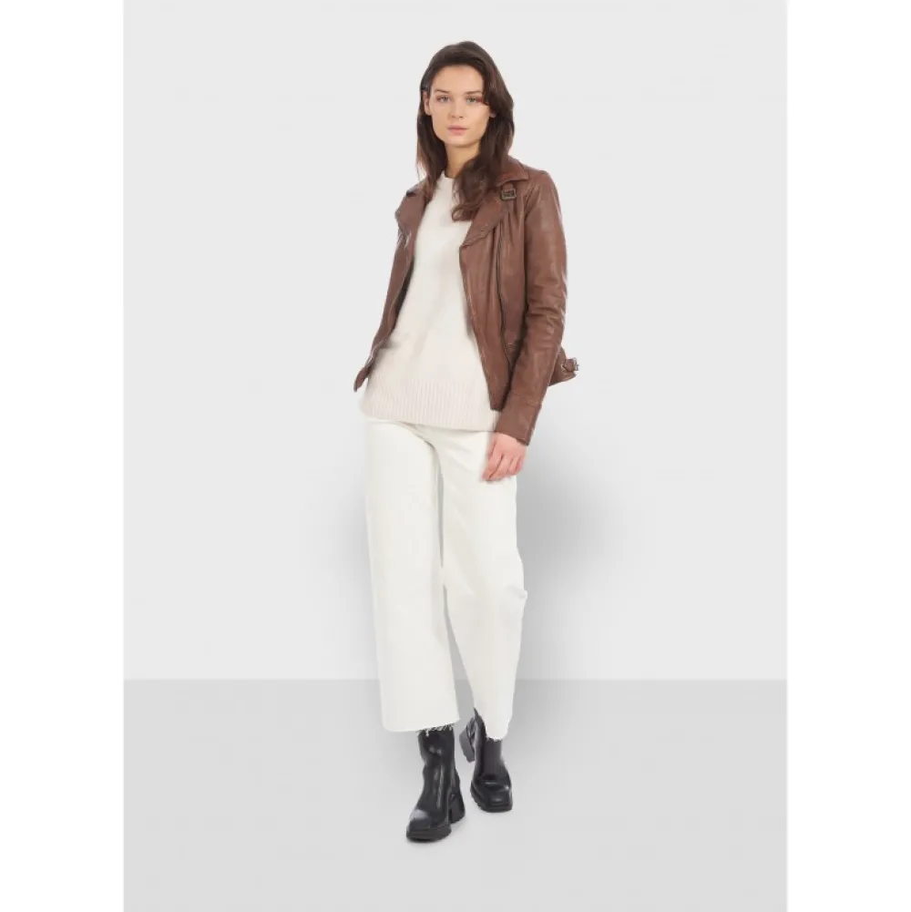 Video Tan - Blouson En Cuir Veritable Effet Lave^OAKWOOD Flash Sale